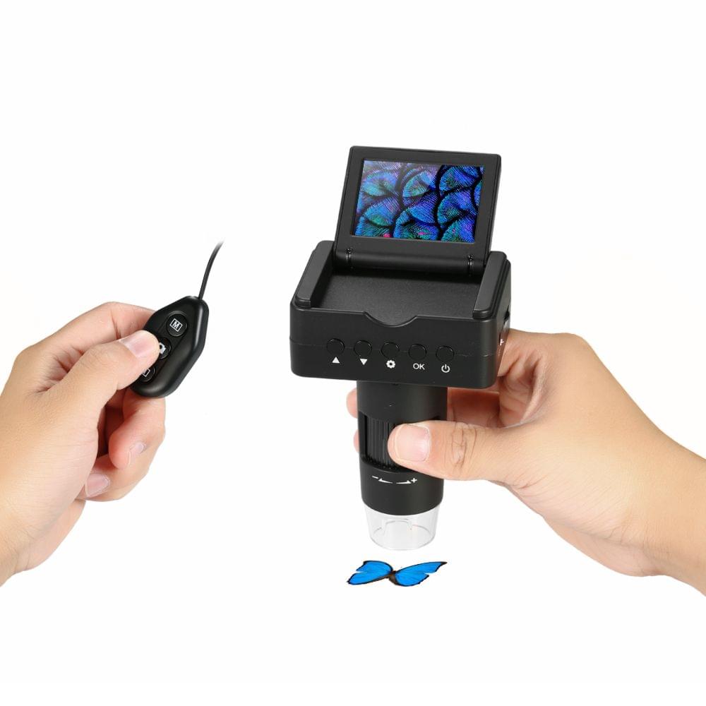 10X-220X Digital Microscope 2.4" LCD 1080P Full HDMI - EU Plug