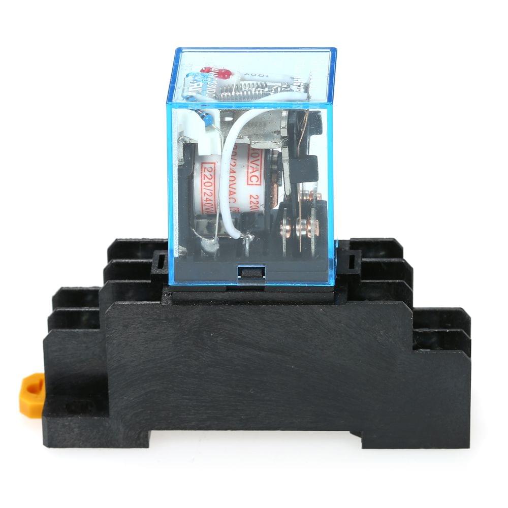 10pcs AC220V Coil Power Relay Set LY2NJ 8-Pin 10A Relay - 10pcs