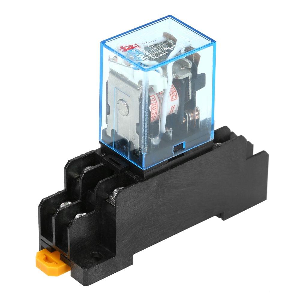 10pcs AC220V Coil Power Relay Set LY2NJ 8-Pin 10A Relay - 10pcs