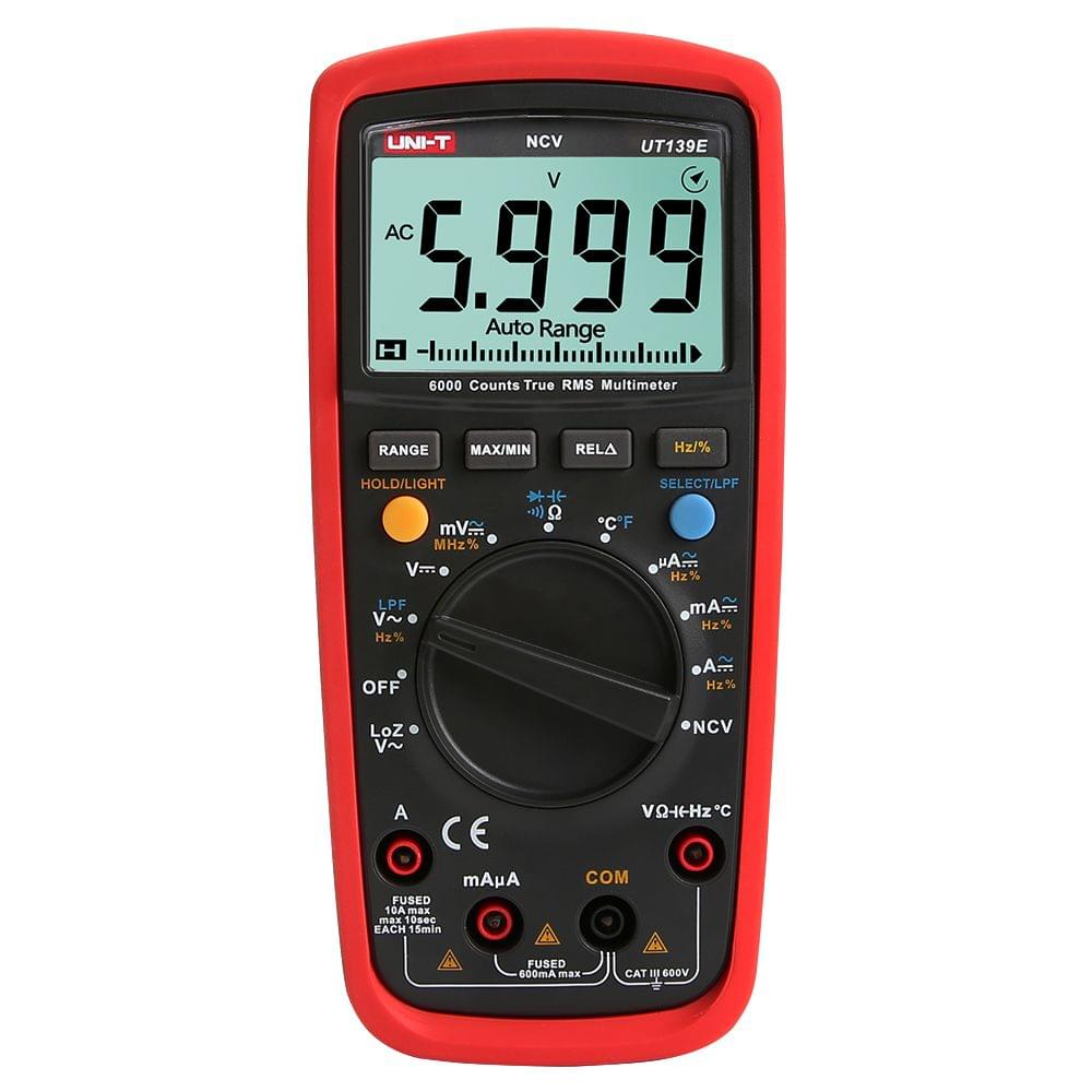 UNI-T UT139E True RMS Multimeters Multi-functional Digital