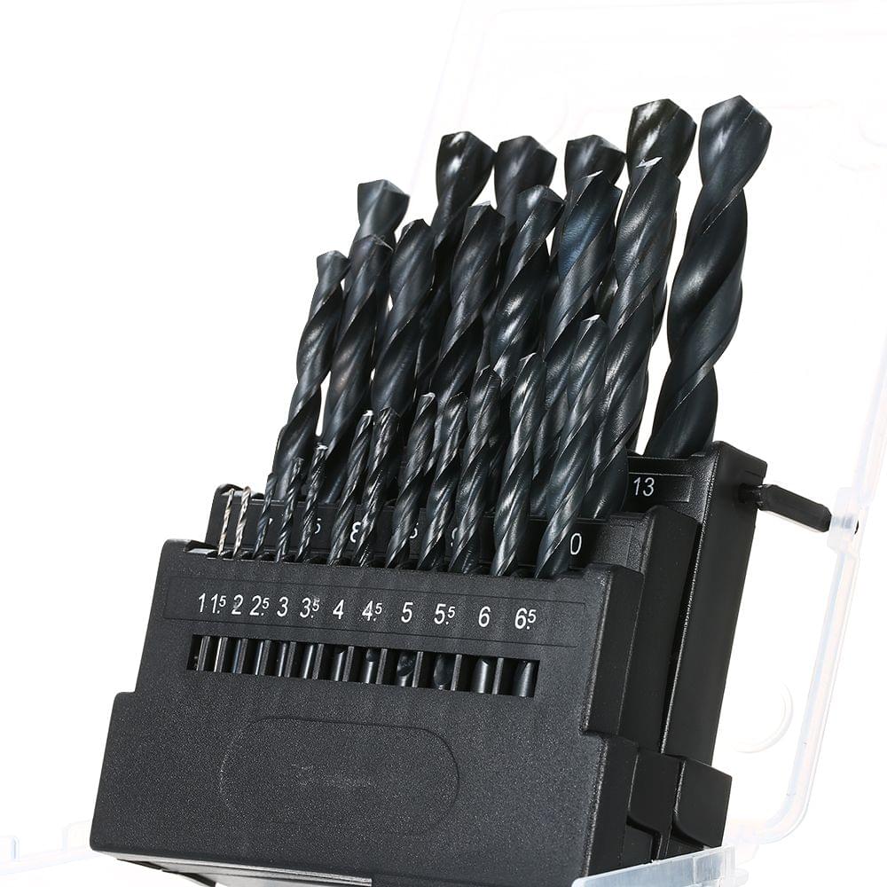 25pcs HSS Twist Drill Bits Set Multi-purpose High Speed
