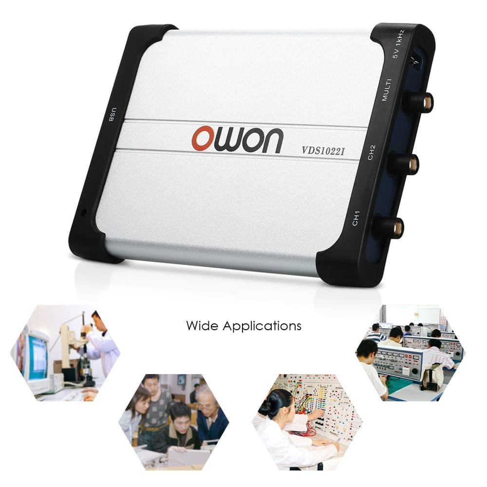 Owon VDS1022I Dual-channel Oscilloscope PC Oscilloscopes - With misoperation protection