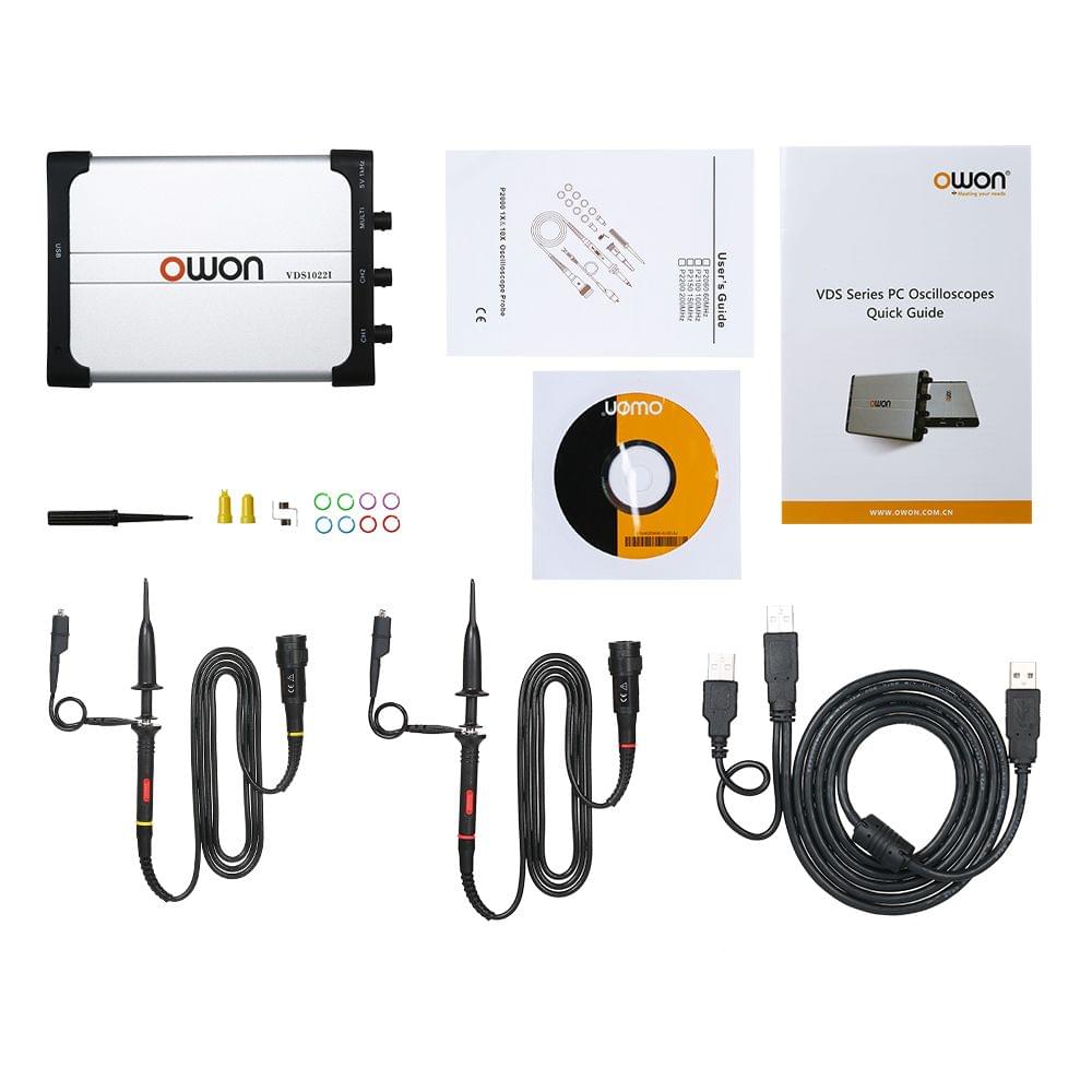 Owon VDS1022I Dual-channel Oscilloscope PC Oscilloscopes - With misoperation protection