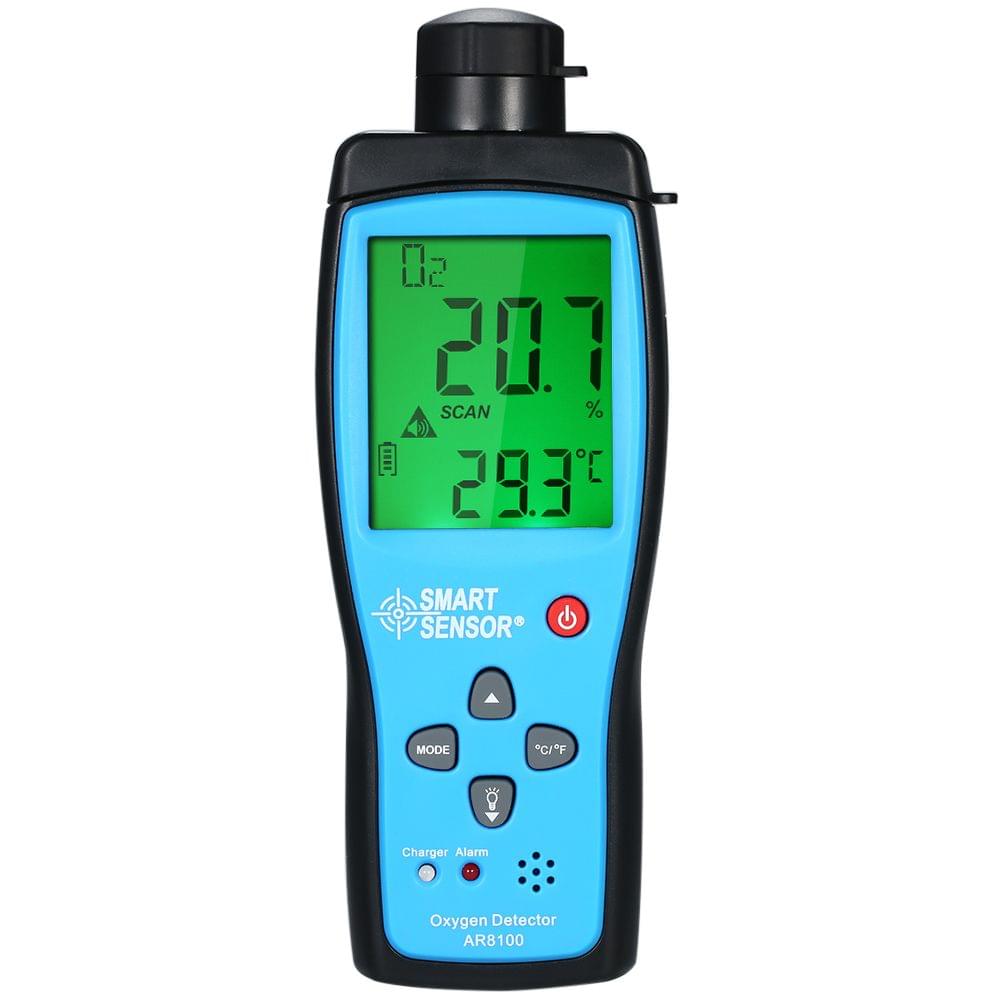 SMART SENSOR Oxygen Meter Digital Portable Automotive O2 Gas