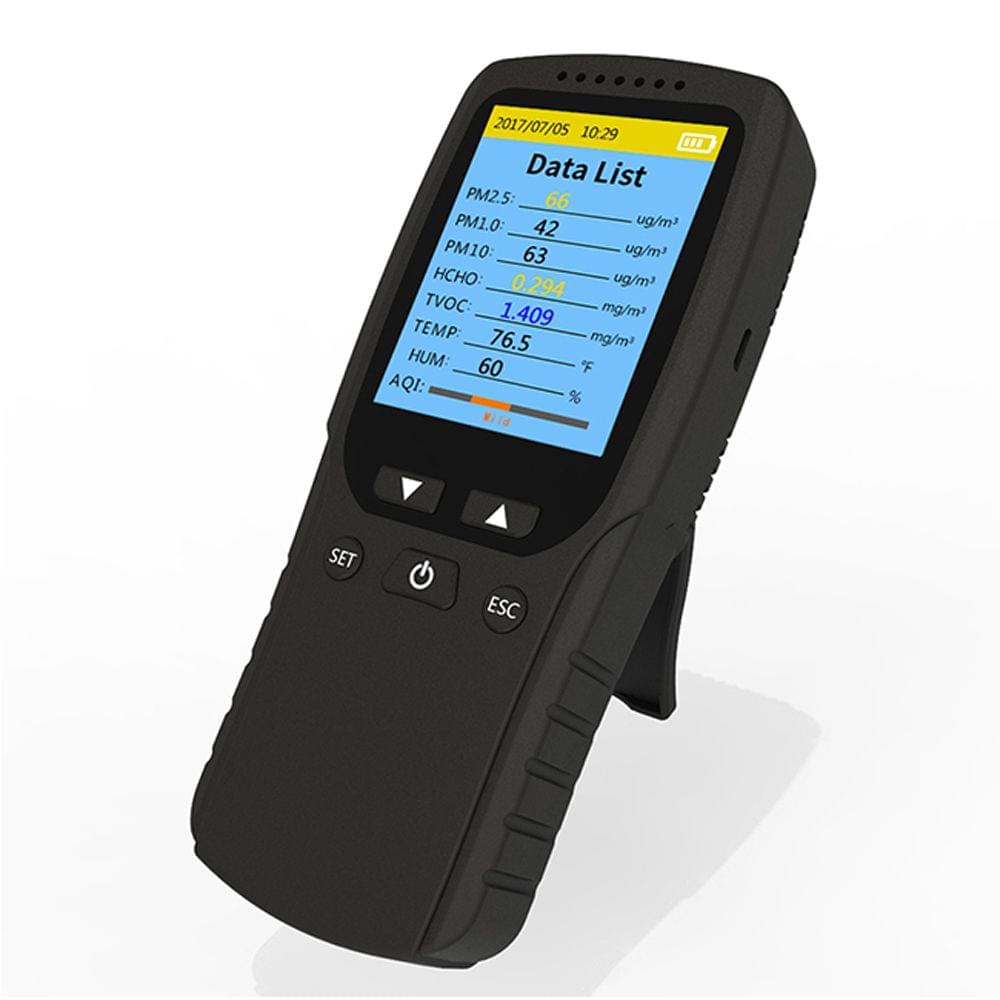 8-in-1 Digital Display High Accuracy PM2.5 PM10 PM1.0 TVOC