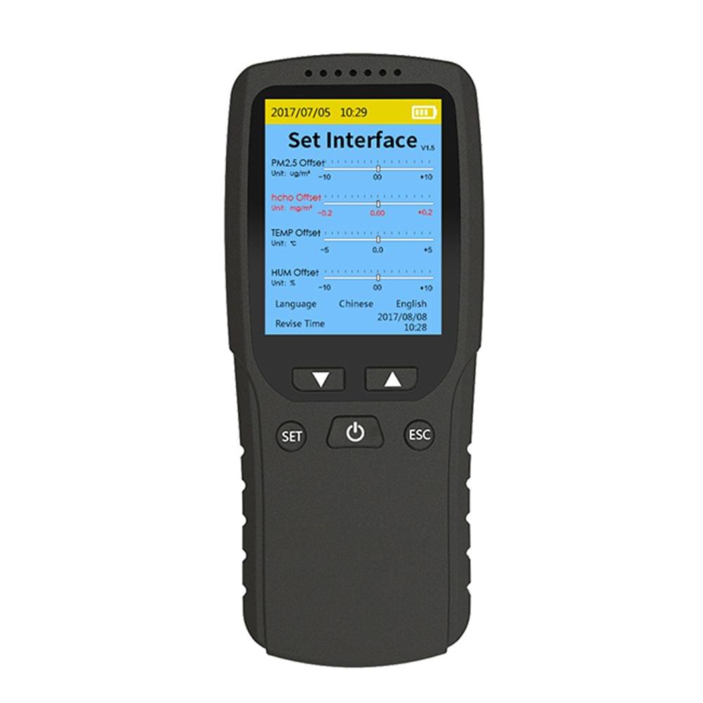 8-in-1 Digital Display High Accuracy PM2.5 PM10 PM1.0 TVOC