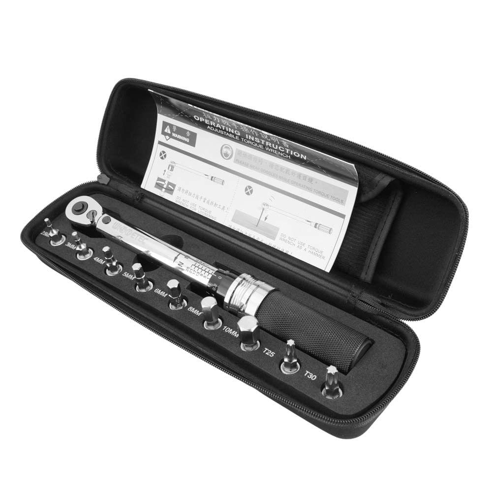 1/4" DR 1-25Nm Mini Adjustable Bike Torque Wrench Set