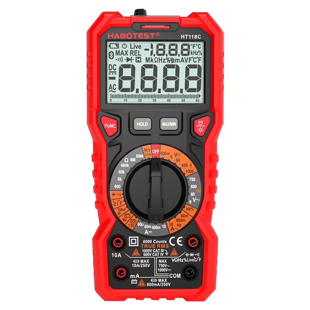 HT118C Digital Multimeter Manual Range Multi-meter