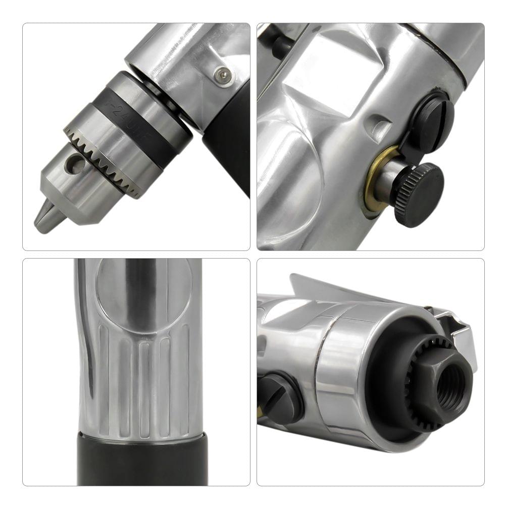 3/8" Air Drill Reversible Rotate Air Angle Drill Right Angle