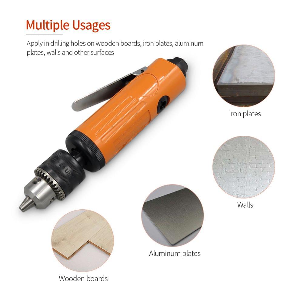 3/8" Straight Air Drill Air Drilling Machine Professional