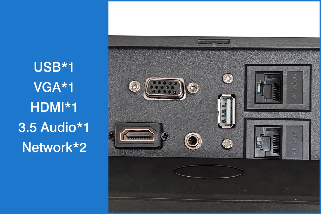 Desktop pop up Socket multifunction with 30cm cables