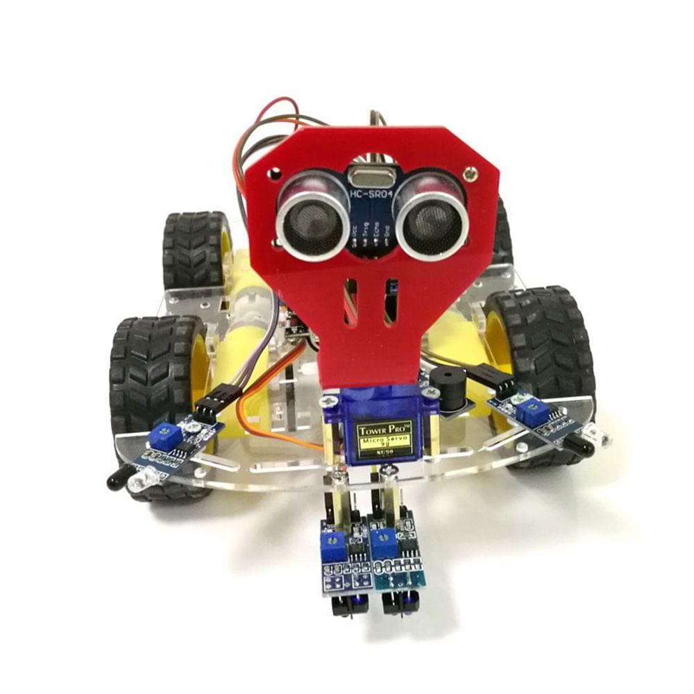 WiFi Control 2 Tracking Ultrasonic Obstacle Avoidance