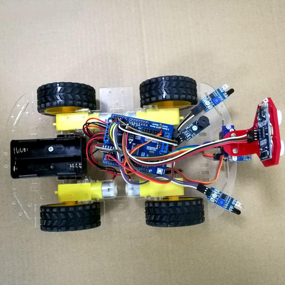 WiFi Control 2 Tracking Ultrasonic Obstacle Avoidance