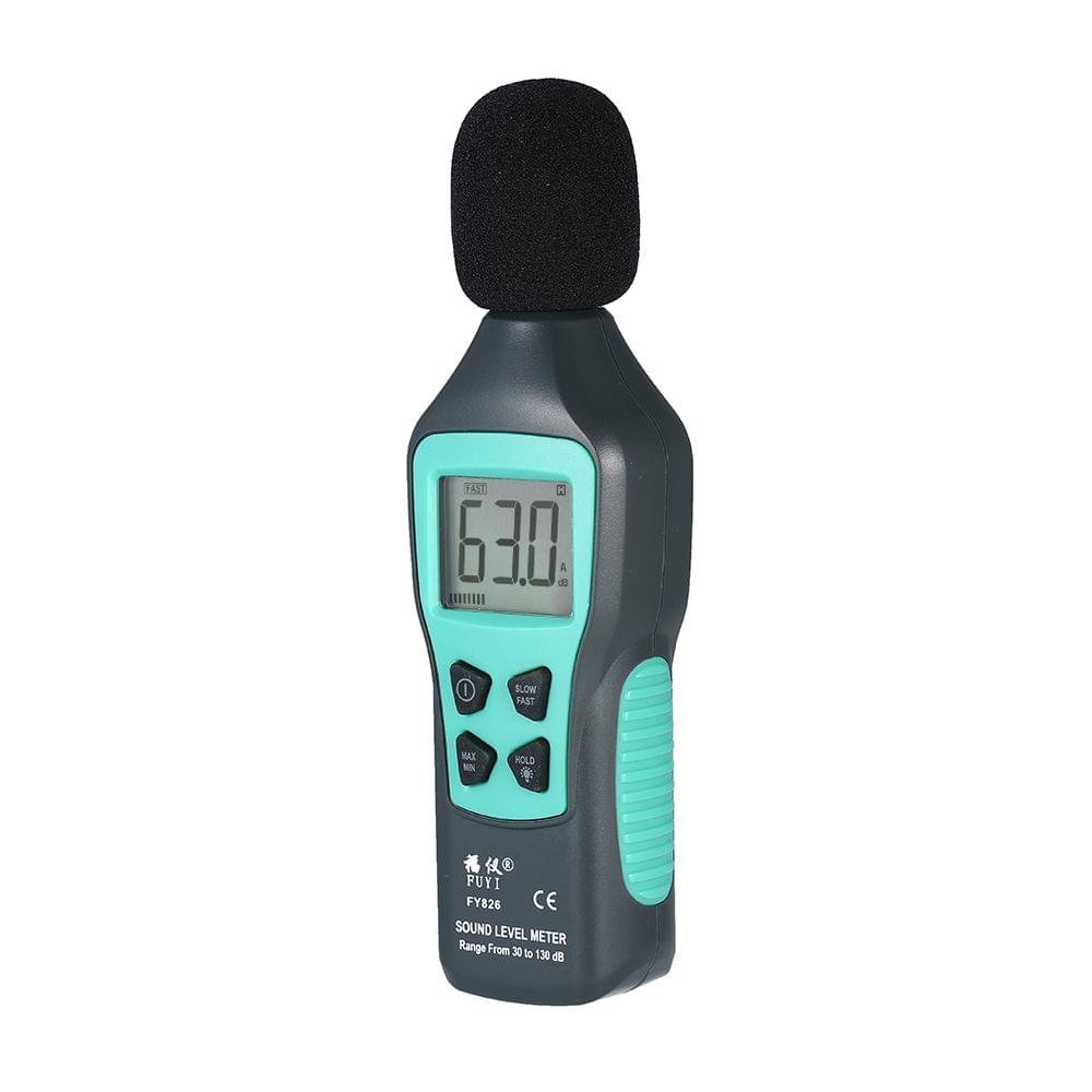 FUYI LCD Digital Noisemeter Sound Level Meter 30-130dB Noise