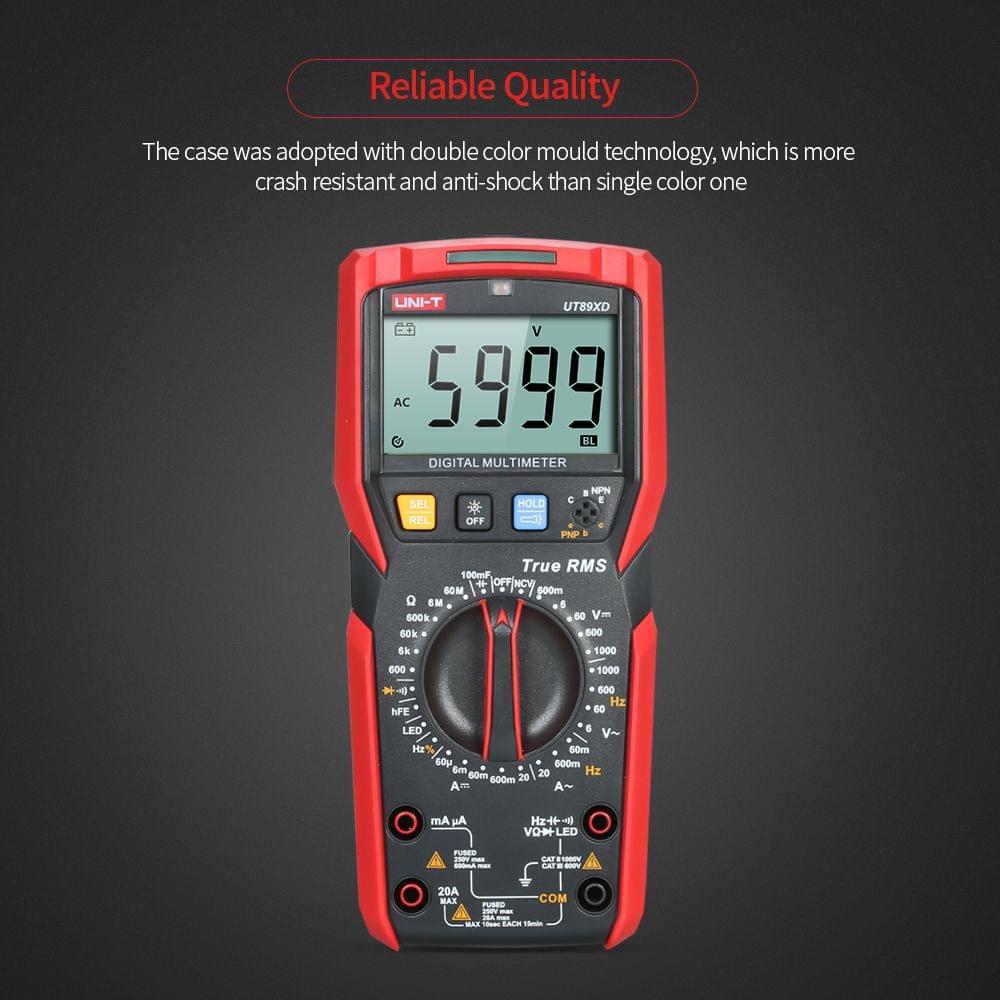 UNI-T UT89XD Digital Multimeter High Accuracy Handheld Mini
