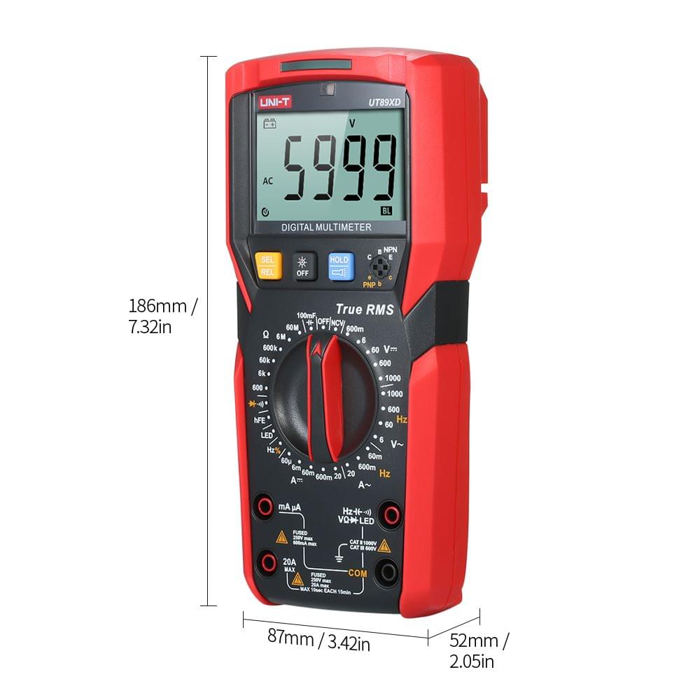 UNI-T UT89XD Digital Multimeter High Accuracy Handheld Mini
