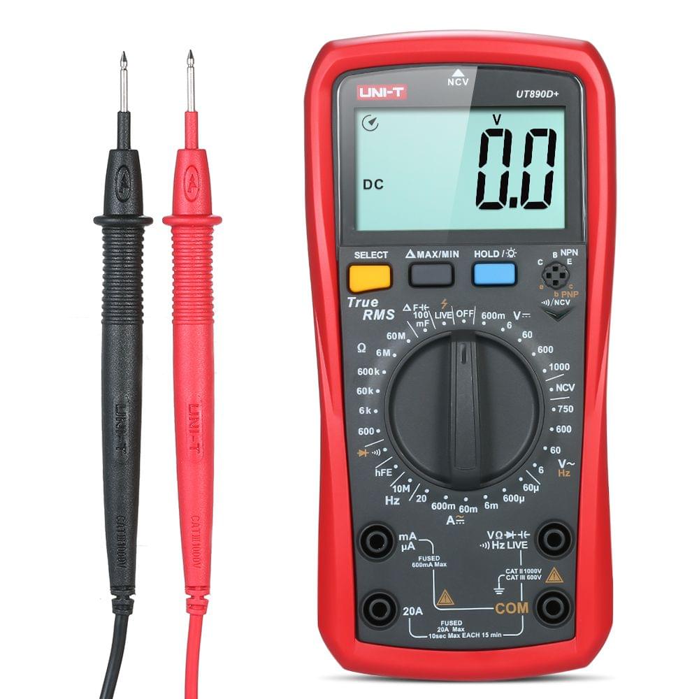UNI-T UT890D+ Digital Multimeter True RMS Handheld Mini