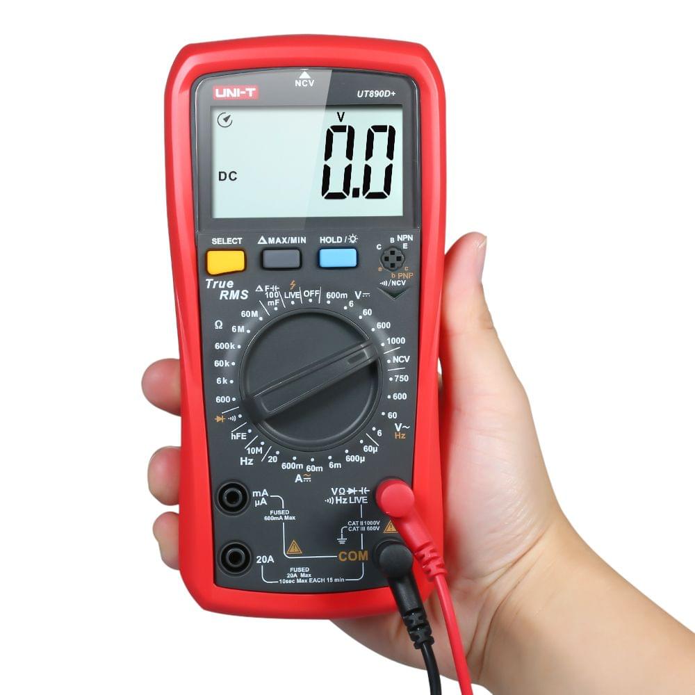 UNI-T UT890D+ Digital Multimeter True RMS Handheld Mini