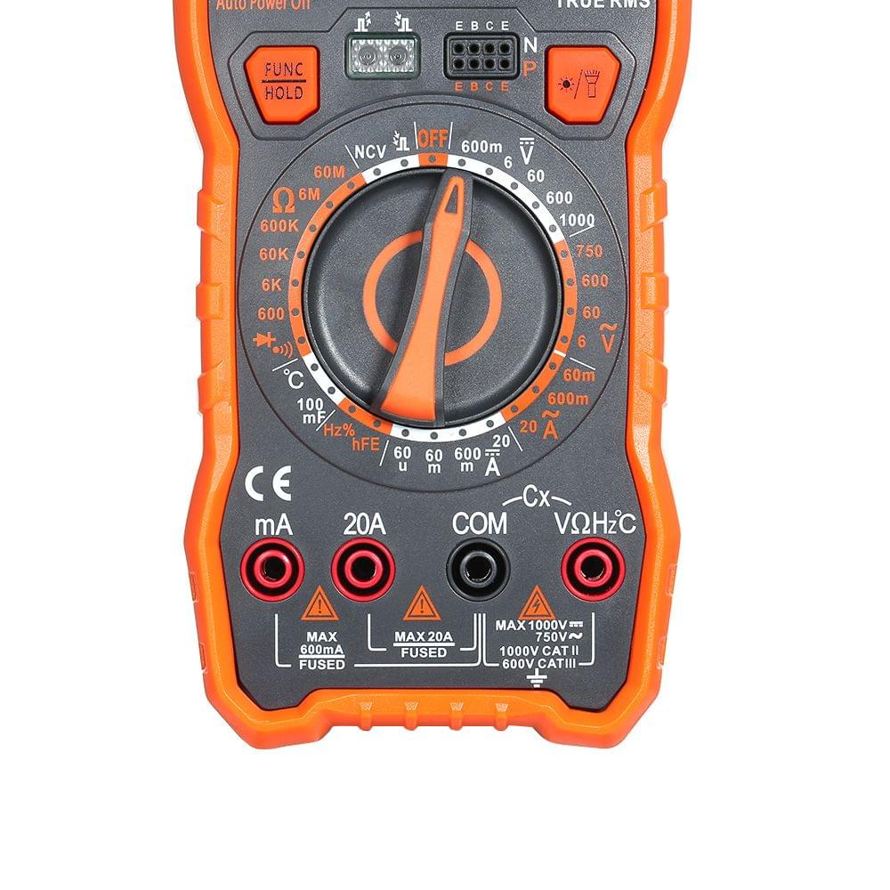 118C 20A Digital Multimeter 6000 Counts NCV HFE True-RMS