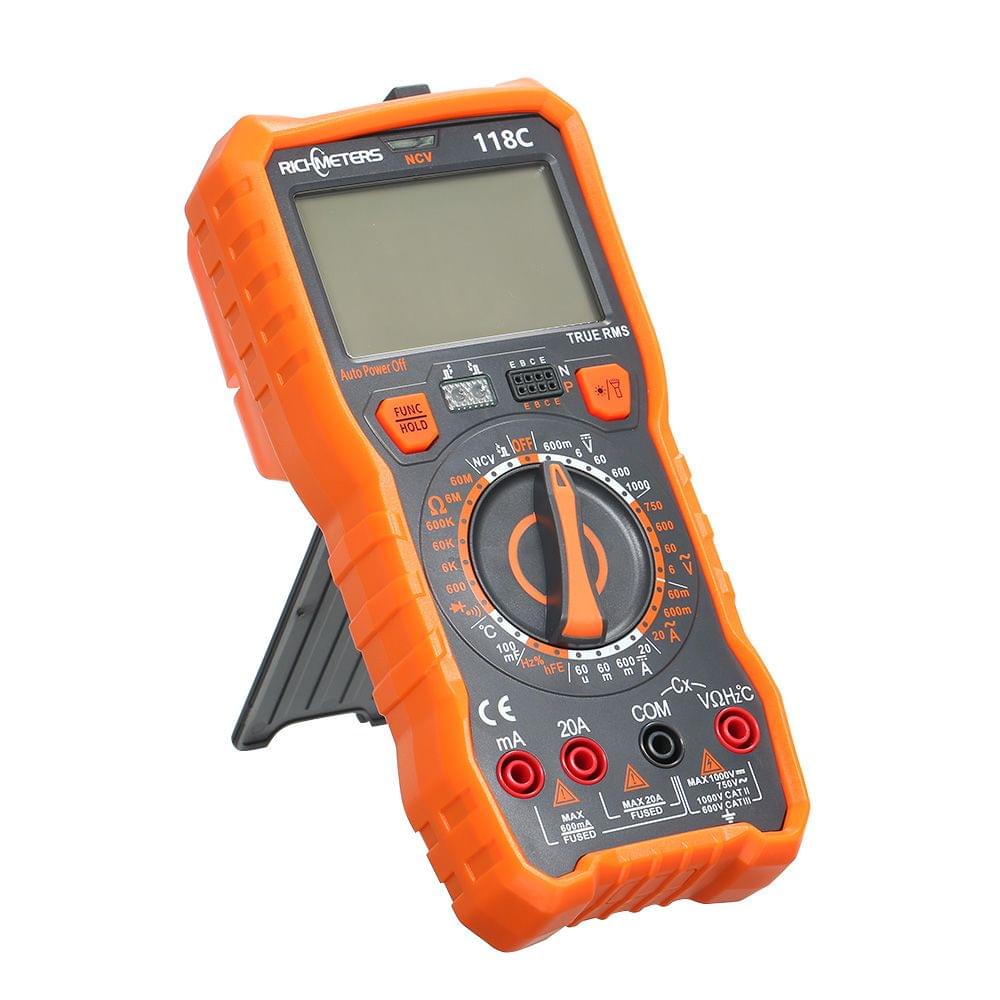 118C 20A Digital Multimeter 6000 Counts NCV HFE True-RMS