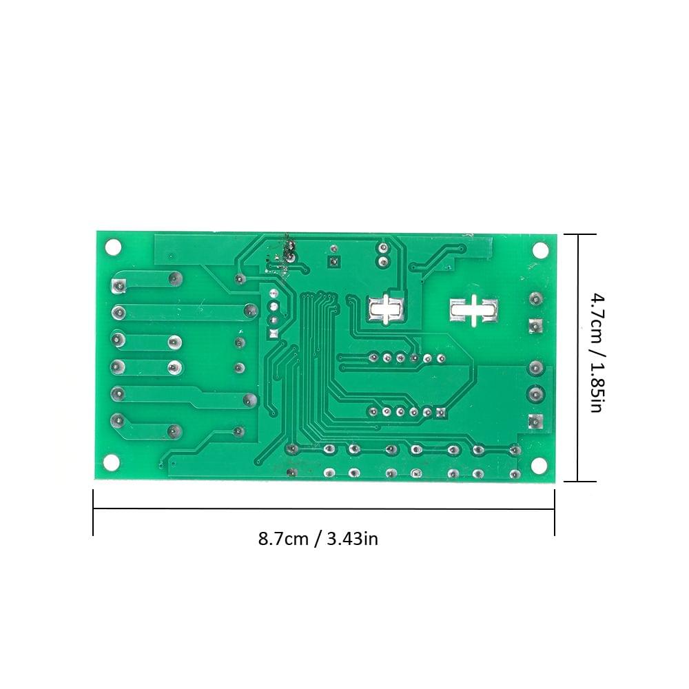 2 Channel Timer Delay Relay Module DC 7~30V LED Display - DC 7 to 30V