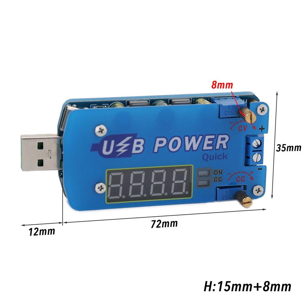 DC to DC 15W Adjustable USB Step Up Down Power CVCC Buck