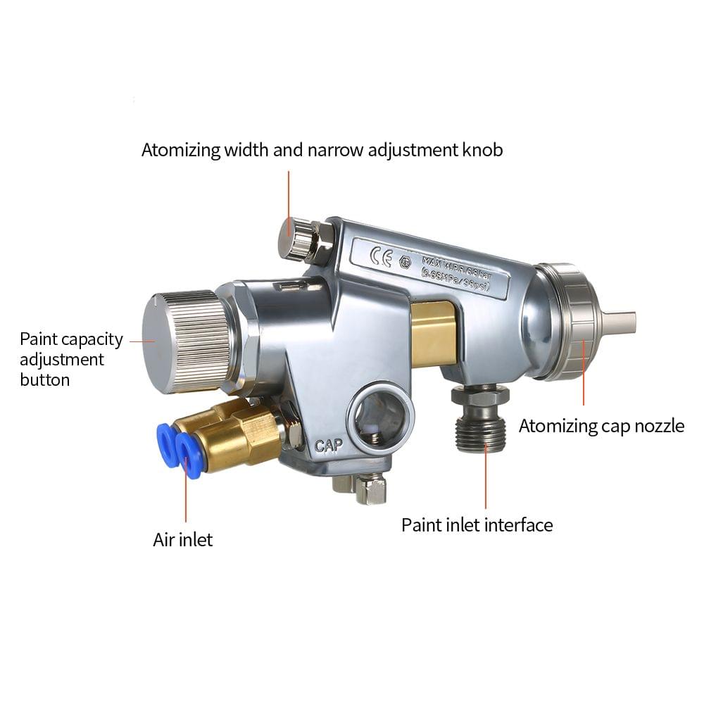 WA-200-122P(V) 1.2mm Automatic Paint Sprayer Industrial - 1.2mm nozzle