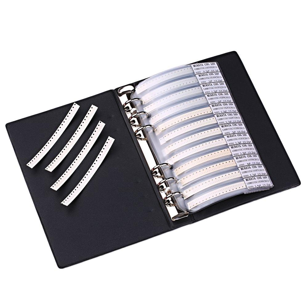 Sample Book 0201 0402 0603 0805 1206 Capacitor Kit SMD SMT - Model 0201