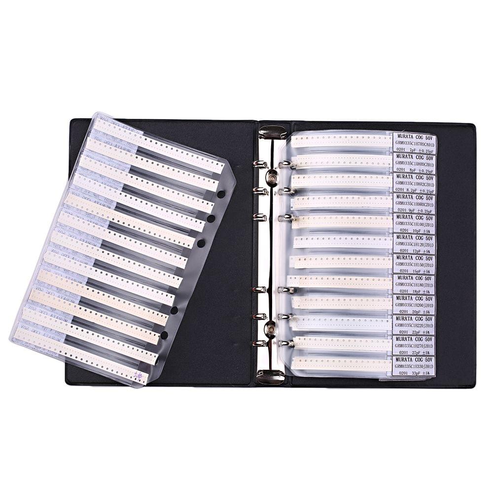 Sample Book 0201 0402 0603 0805 1206 Capacitor Kit SMD SMT - Model 0201