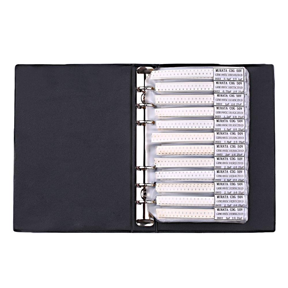 Sample Book 0201 0402 0603 0805 1206 Capacitor Kit SMD SMT - Model 0603