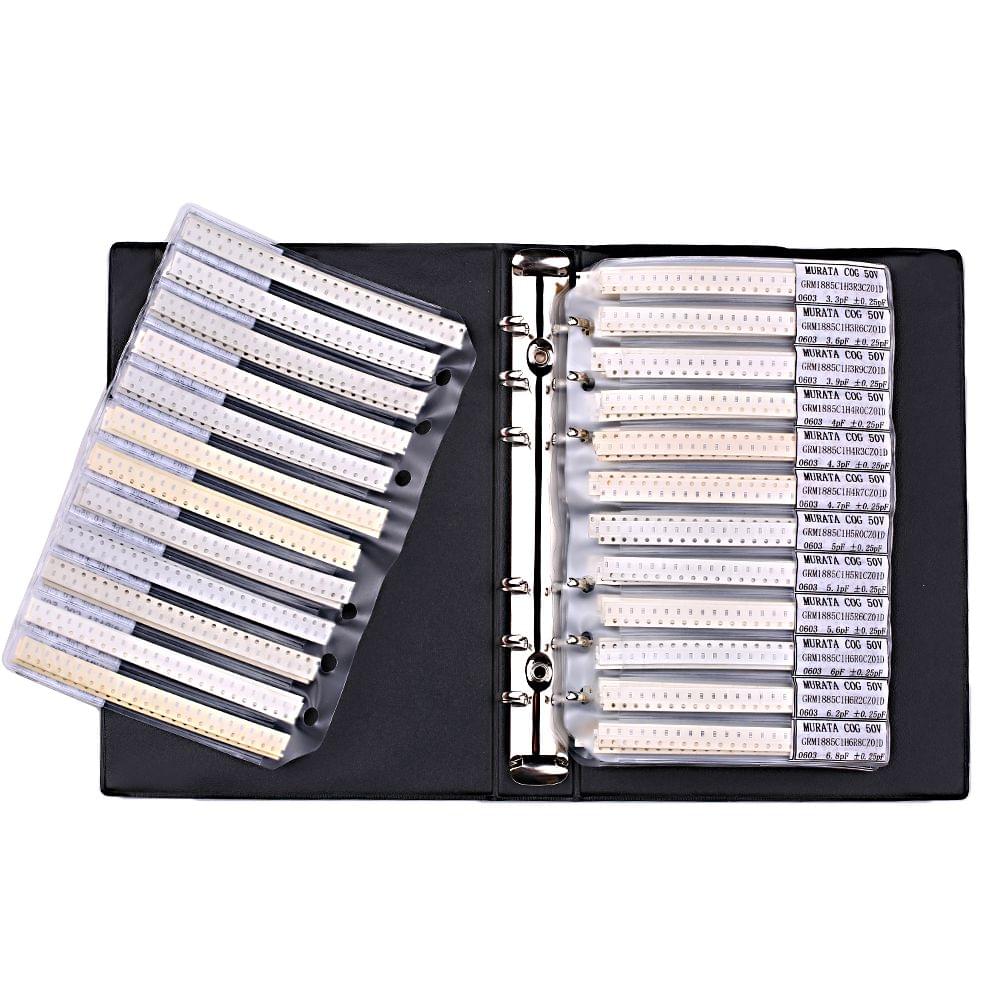 Sample Book 0201 0402 0603 0805 1206 Capacitor Kit SMD SMT - Model 0603