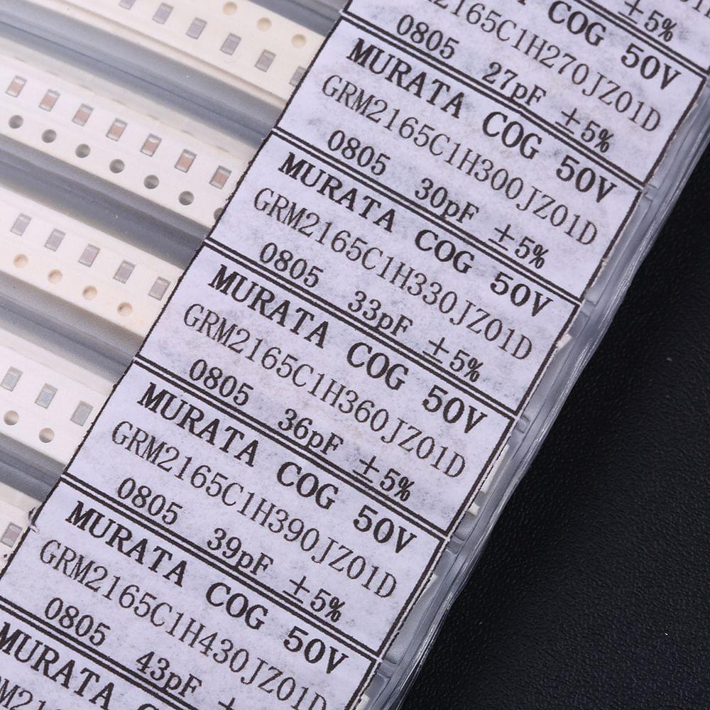 Sample Book 0201 0402 0603 0805 1206 Capacitor Kit SMD SMT - Model 0805