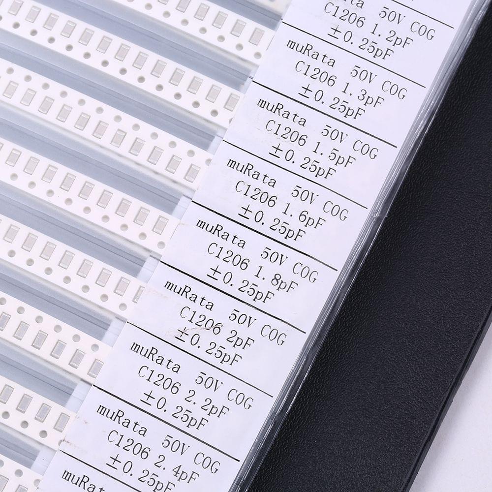 Sample Book 0201 0402 0603 0805 1206 Capacitor Kit SMD SMT - Model 1206