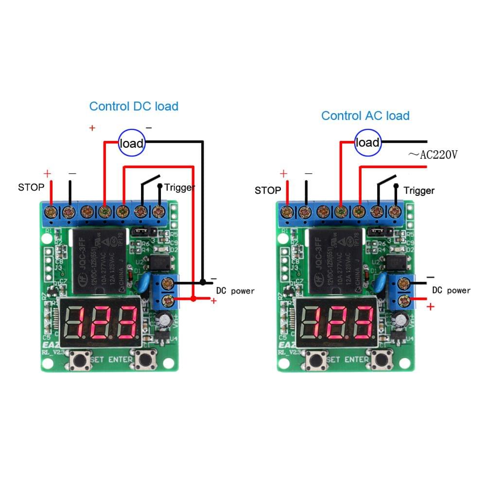 Ts1.2 Time Relay Controller Relay Module Relay-operated