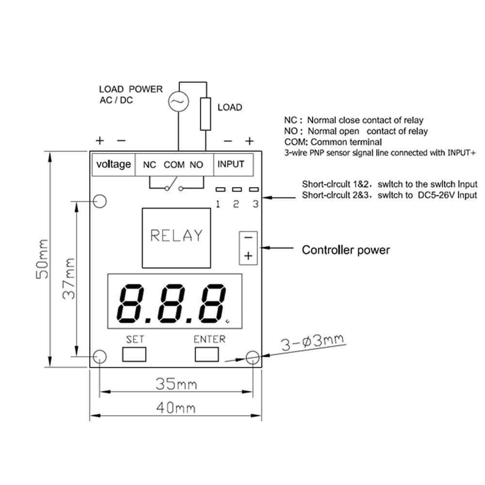 Ts1.2 Time Relay Controller Relay Module Relay-operated