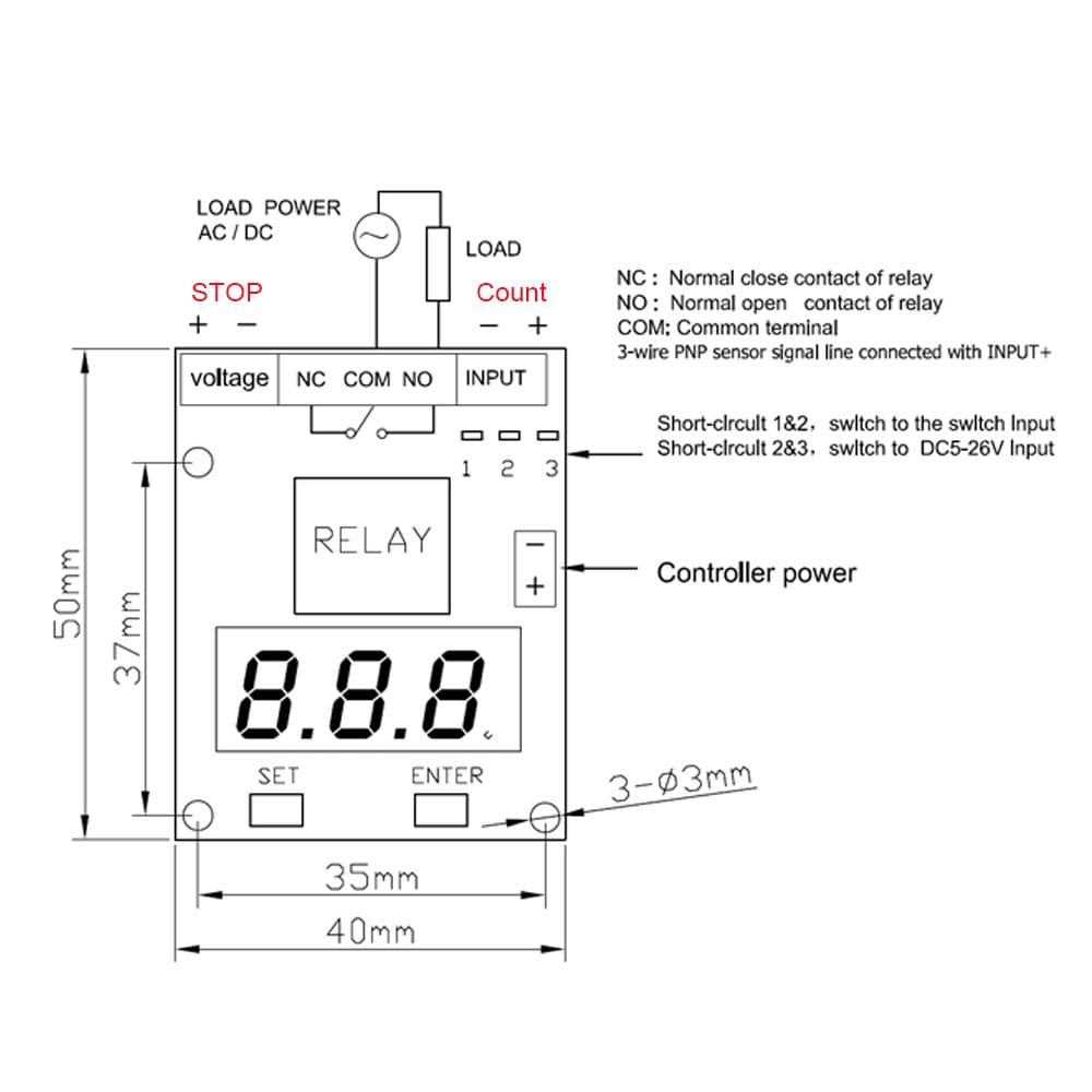 CT 1.1 Counter Controller Module DC12V Counter Kit Module