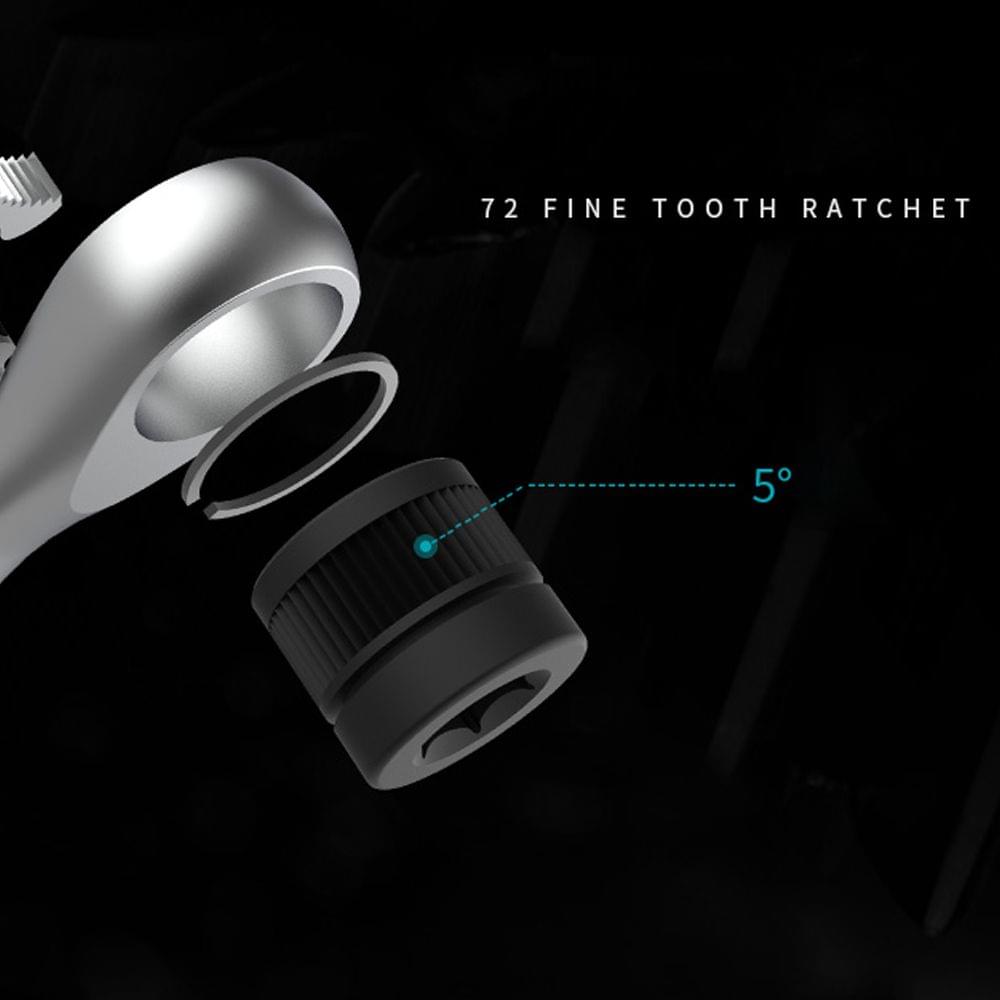 41-in-1 1/4" Multifunctional Ratchet Wrench Set Bits