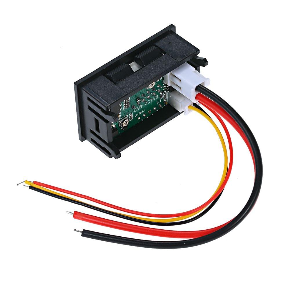 0.28" LED Voltmeter Ammeter 100V 50A Digital Multimeter - 50A