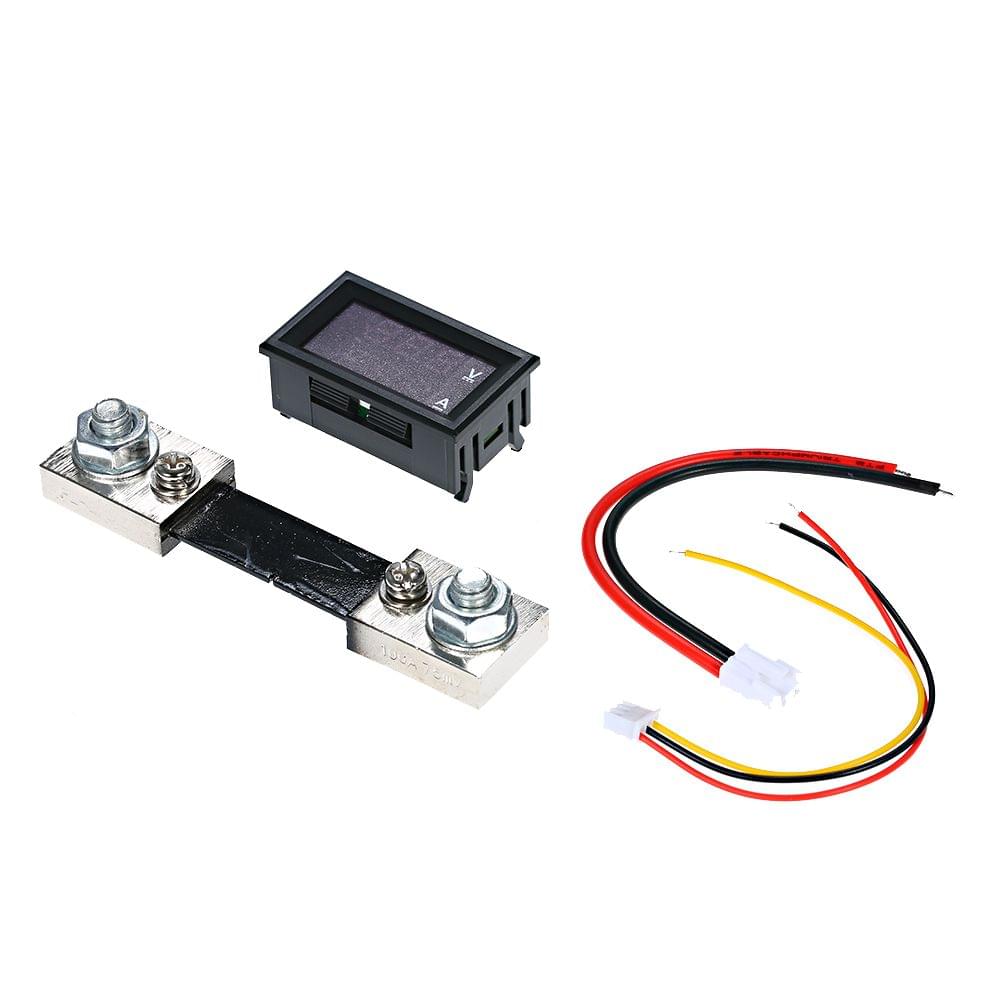 0.28" LED Voltmeter Ammeter 100V 100A Digital Multimeter - 100A