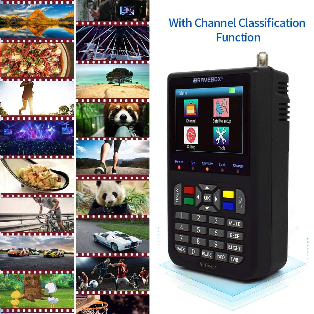 V9 Finder Digital Satellite Finder LCD Satellite Finder - US Plug