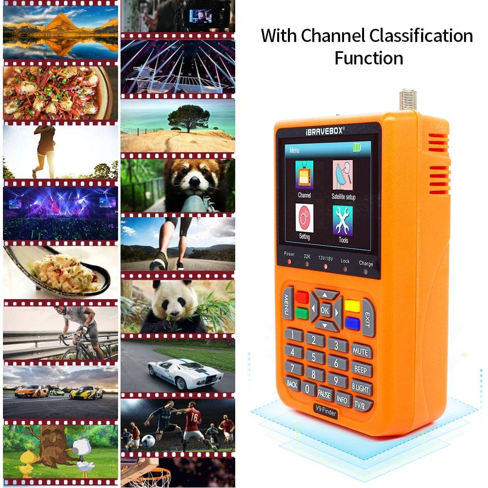 V9 Finder Digital Satellite Finder LCD Satellite Finder - EU Plug