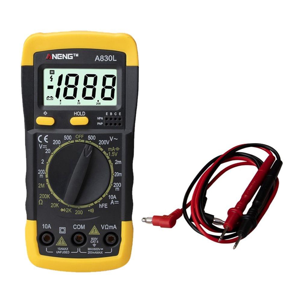 Digital LCD Voltmeter Ammeter Ohmmeter Multimeter Volt AC DC