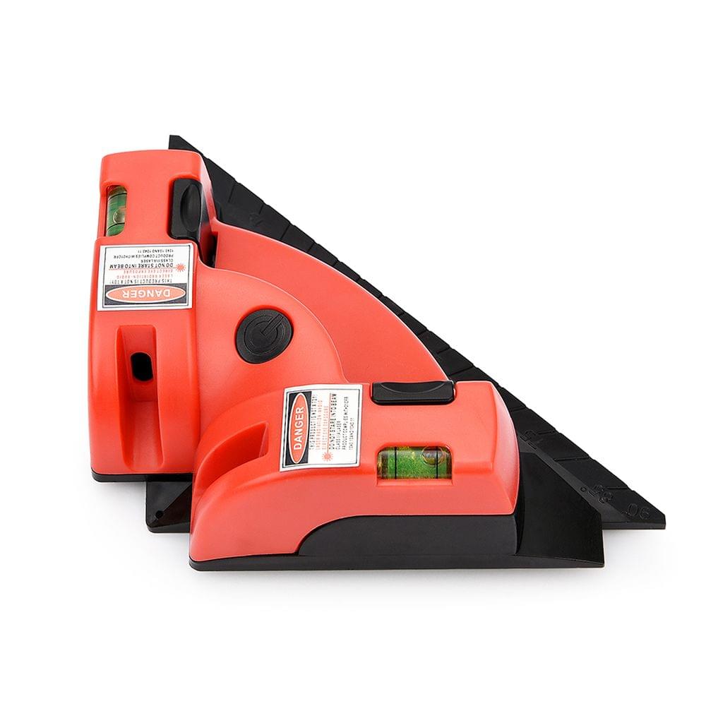 90 Degree Square Laser-Level Mini Horizontal & Vertical (Red)