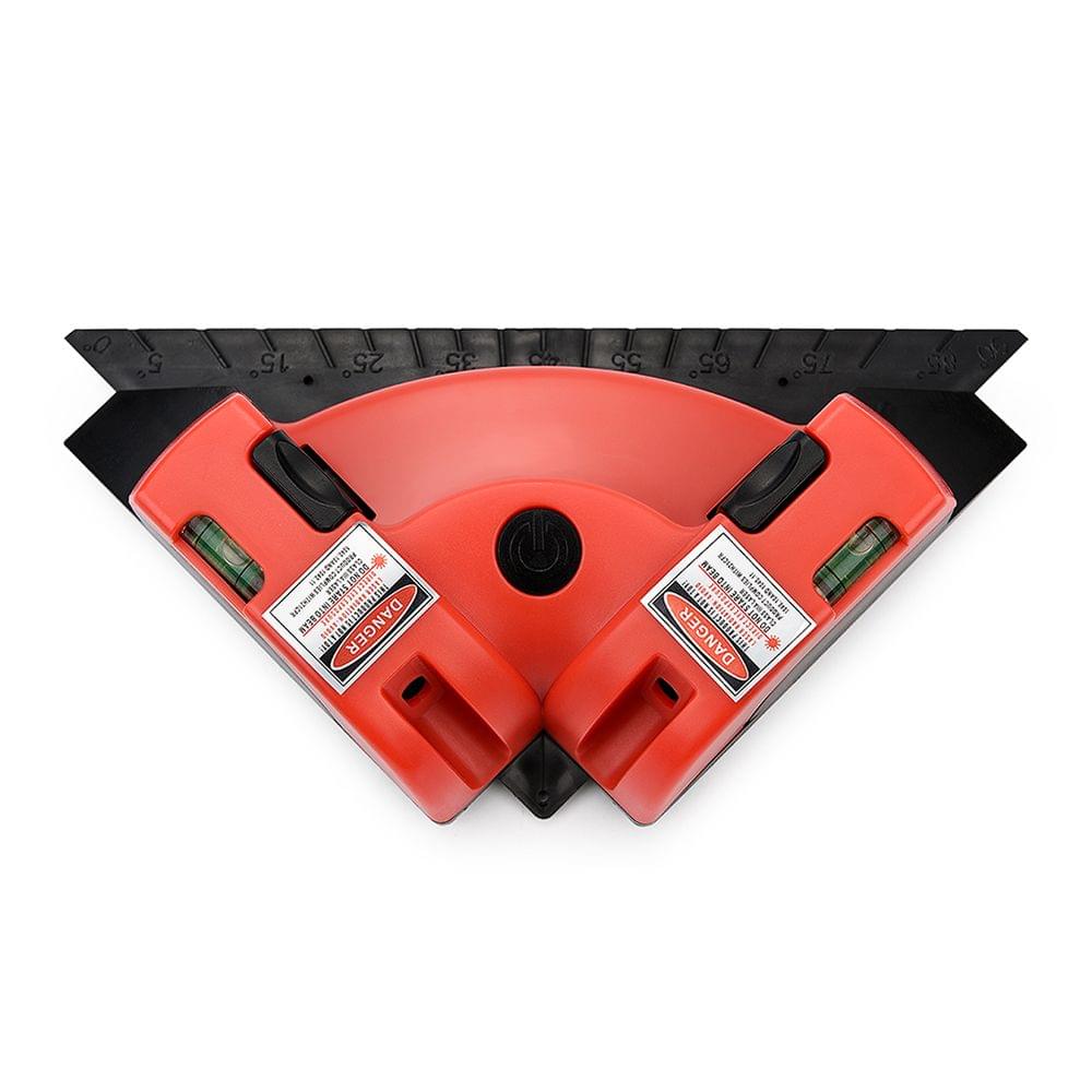 90 Degree Square Laser-Level Mini Horizontal & Vertical (Red)