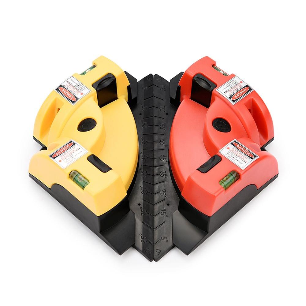 90 Degree Square Laser-Level Mini Horizontal & Vertical (Red)