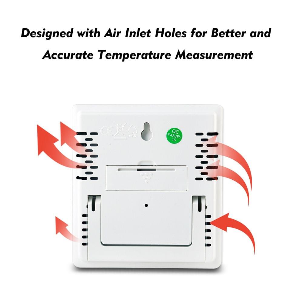 Indoor Thermometer Humidity Gauge LCD Digital Thermometer