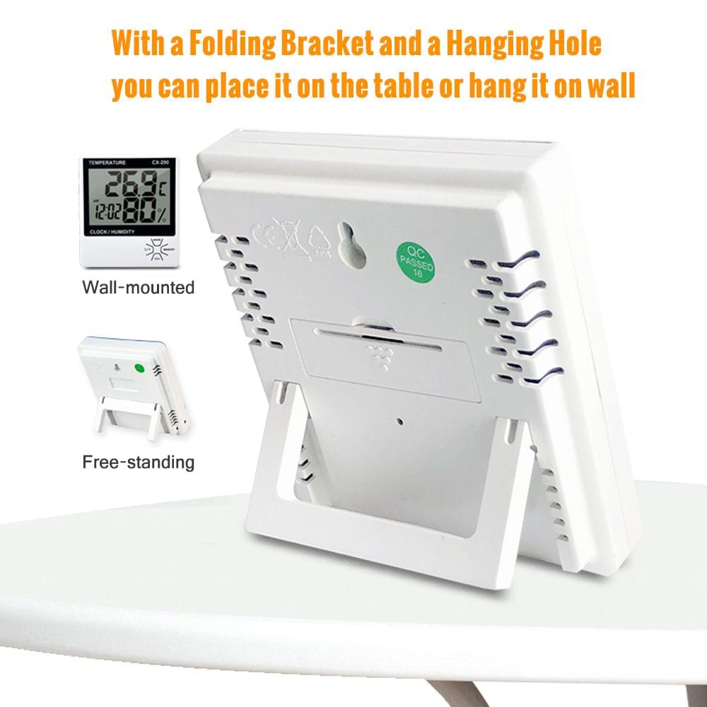 Indoor Thermometer Humidity Gauge LCD Digital Thermometer