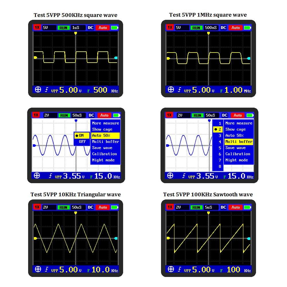 KKmoon 2031H Digital Oscilloscope Handheld Oscilloscope Mini