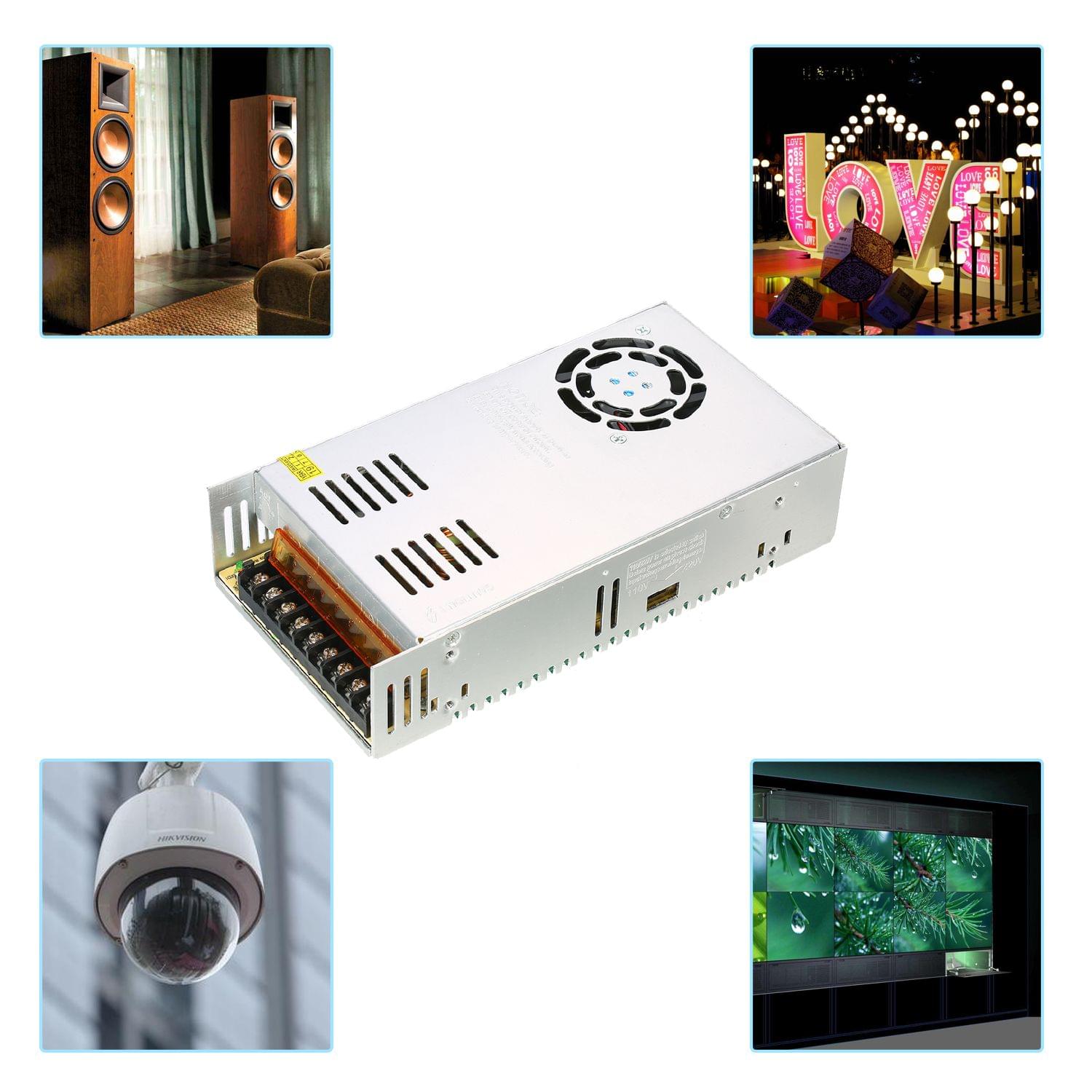 24V 15A DC Universal Regulated Switching Power Supply 24V - 24V 15A