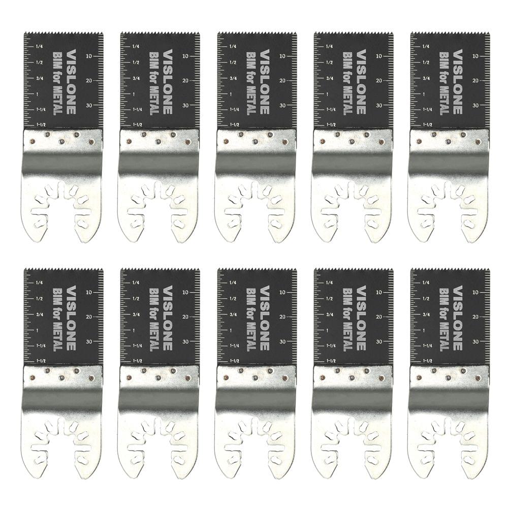 VISLONE 10pcs 1-3/8" Oscillating Saw Web Multi Tool Nail